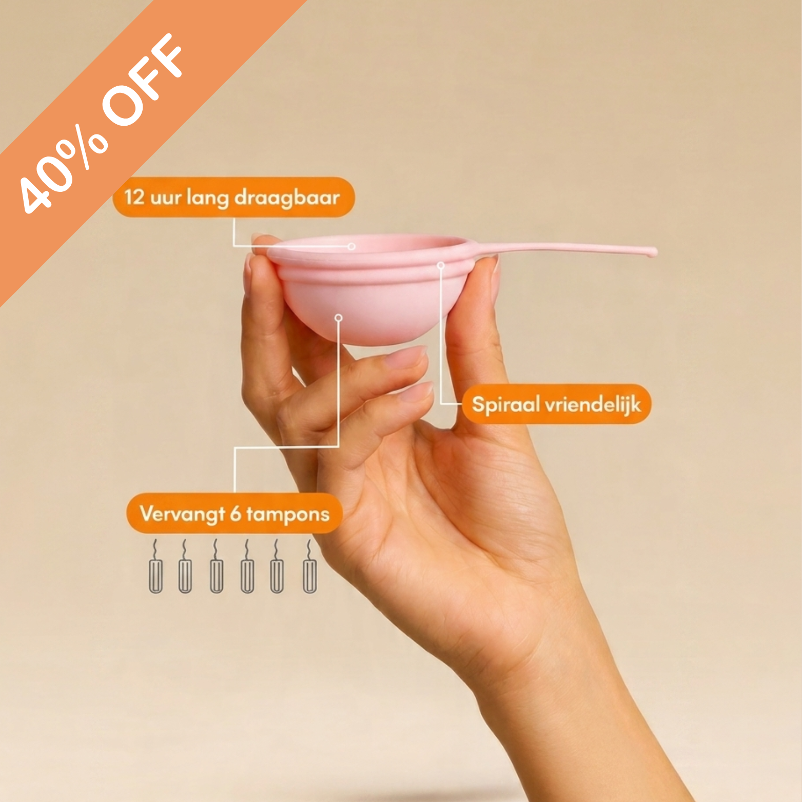 Menstruation Disc with string